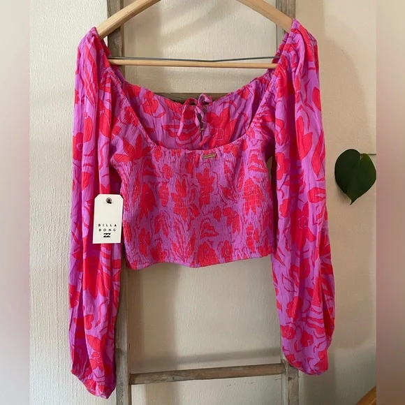 NWT Billabong on Your Mind Woven top - Picture 5 of 9